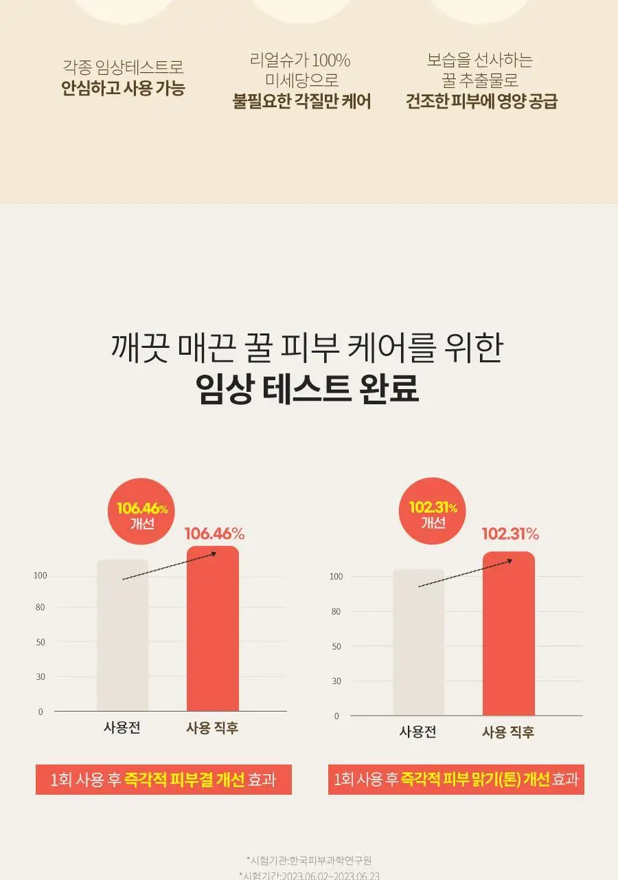 [톤업스크럽/화잘먹] 플루 소프트 페이셜 스크럽 허니앤슈가 100g 상세페이지 14